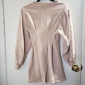 Tan Long Sleeve Dress